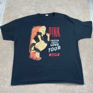 Pink The Truth About Love Tour 2013 Concert T-Shirt Black Mens 2XL The Hives